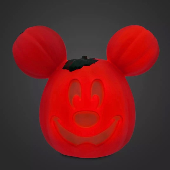 Disney Parks 2023 Mickey Mouse Light Up Jack O’ Lantern Big Giant Pumpkin HTF - Picture 3 of 5